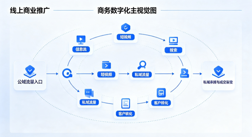 城口县线上商业推广怎么做？全域流量闭环搭建与低成本转化实战指南